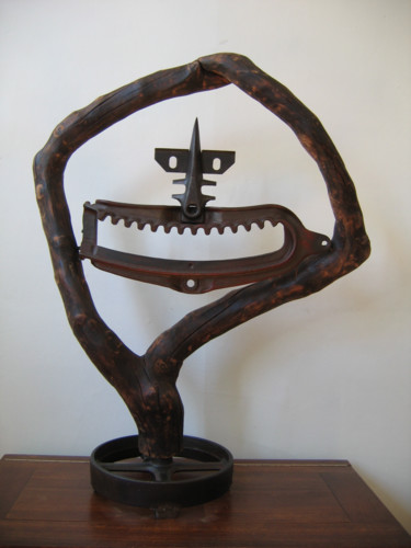 Sculpture intitulée "Père Api" par Patrick Puechavy, Œuvre d'art originale