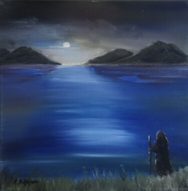 Painting titled "A Celtic Tale" by Rafignon, Original Artwork, Oil