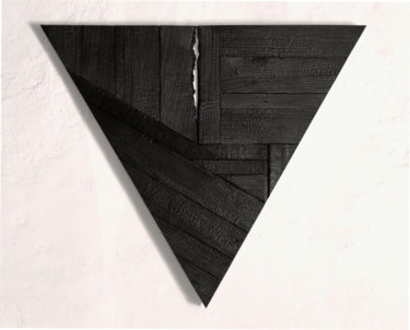 Peinture intitulée "triangle-noir.jpg" par Shub, Œuvre d'art originale
