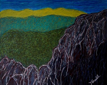 绘画 标题为“paysage 14” 由Patrick Tourtel, 原创艺术品, 丙烯