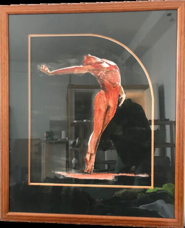 Malerei mit dem Titel "Danseuse" von Patrick Tubaro, Original-Kunstwerk, Aquarell