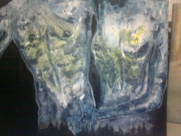 Ζωγραφική με τίτλο "YELLOW" από Patrick Vanden, Αυθεντικά έργα τέχνης, Χρωστικές ουσίες