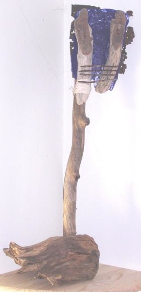 Peinture intitulée "bâton de fécondité" par Patrick.Clerc, Œuvre d'art originale