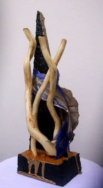 Sculpture titled "ORISHA 5 BIS" by Patrick.Clerc, Original Artwork