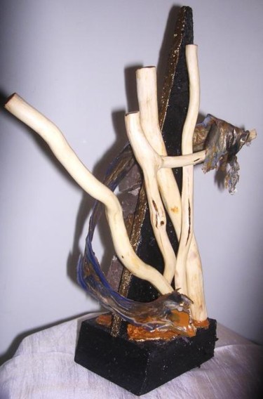 Sculpture titled "ORISHA 11 BIS" by Patrick.Clerc, Original Artwork