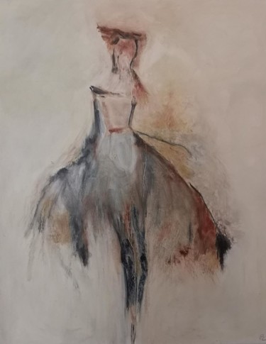 Картина под названием "légèreté." - Patrick Couvreur, Подлинное произведение искусства, Масло