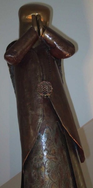 Sculpture intitulée "Le mage" par Patrick Dupont, Œuvre d'art originale