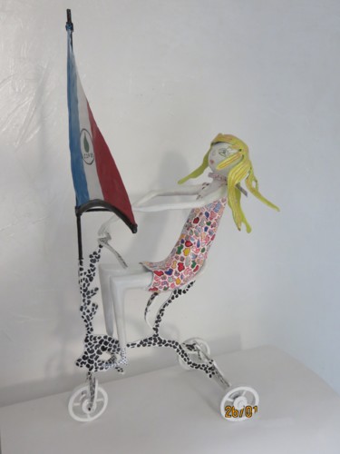 Sculpture titled "marianne.jpg" by Patrick Dupont, Original Artwork, Metals