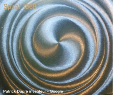Peinture intitulée "Spiral" par P.Dupré, Œuvre d'art originale