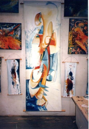 Peinture intitulée "Huiles  sur toile…" par Debri, Œuvre d'art originale, Huile