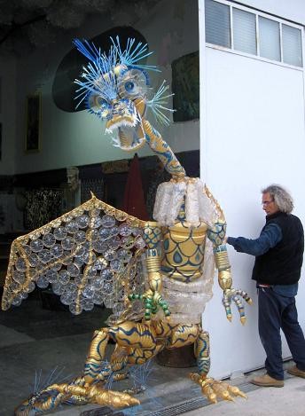 Arts numériques intitulée "Dragon d'eau RHÉ" par Debri, Œuvre d'art originale