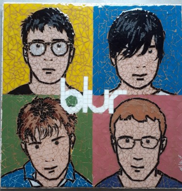 Escultura intitulada "Blur" por Pat Art, Obras de arte originais, Mosaico