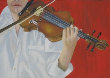 Peinture intitulée "Virtuose" par Patrick Mahieu, Œuvre d'art originale, Huile