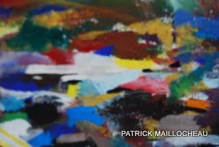 Peinture intitulée "LA TERRE" par Patrick Maillocheau, Œuvre d'art originale
