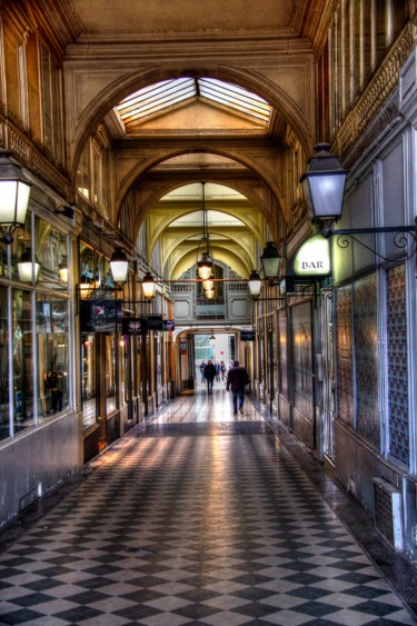 Photographie intitulée "galerie paris" par Patrick Geoffroy, Œuvre d'art originale, Photographie numérique