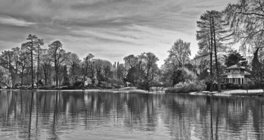 Photographie intitulée "lac saint mandé" par Patrick Geoffroy, Œuvre d'art originale, Photographie numérique