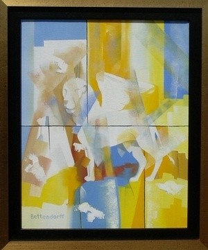 Peinture intitulée "Saint Marc. 6F" par Patrick Schilling, Œuvre d'art originale