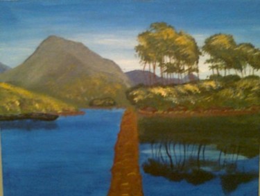 Painting titled "Woody Island, Conne…" by Patrick Vahey, Original Artwork