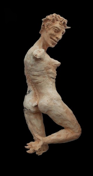 Escultura intitulada "Le nostres demones/…" por Patrizia Grieco, Obras de arte originais, Terracota