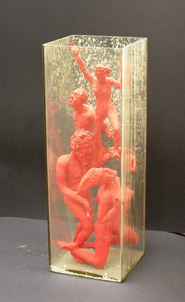 Sculpture titled "La folie" by Patrizia Grieco, Original Artwork, Terra cotta