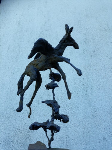 Sculpture titled "Pour le rêve" by Patrizia Grieco, Original Artwork, Paper maché