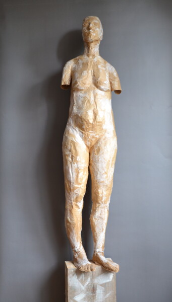 Sculpture intitulée "« VENUS TRIBALE »" par Patrizia Pic, Œuvre d'art originale, Papier