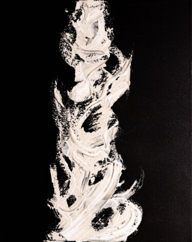 Картина под названием "DISCOVERY — 2 of 5" - Patrizia Salles, Подлинное произведение искусства, Акрил Установлен на Деревянн…