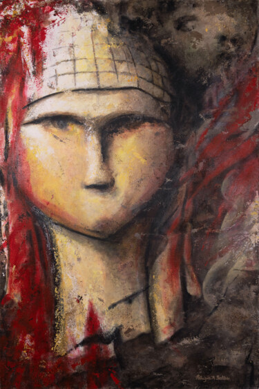Malerei mit dem Titel "Victim or Perpetrat…" von Patrizia Salles, Original-Kunstwerk, Acryl