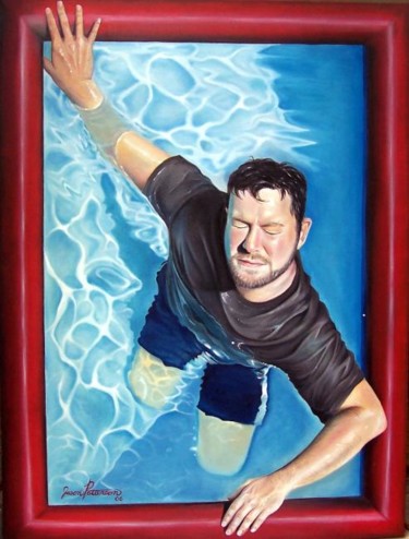Painting titled "Self Portrait" by Jason Patterson, Original Artwork