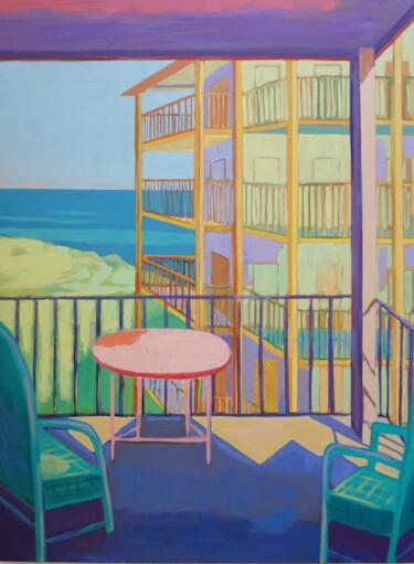Painting titled "Condo View" by Patty Rodgers, Original Artwork, Oil