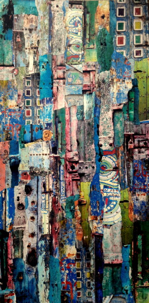 Passages III Collages intitulée "Passages III" par Patrick Haentzler, Œuvre d'art originale, Collages