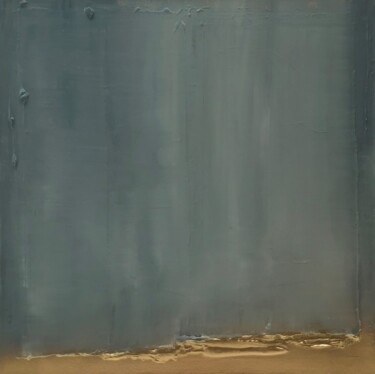 Pittura intitolato "Untitled (blue, 202…" da Pau Escat, Opera d'arte originale, Acrilico Montato su Telaio per barella in le…