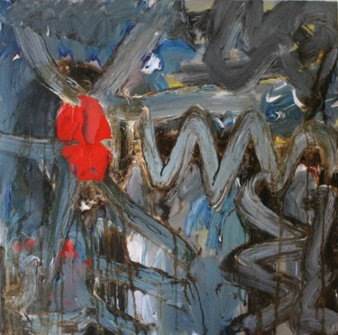 Peinture intitulée "l'imposture du cumu…" par Paul-Aubry Pomiers, Œuvre d'art originale, Acrylique