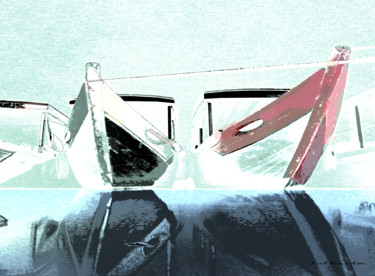 Фотография под названием "Embarquation" - Paul Benichou, Подлинное произведение искусства, Манипулированная фотография