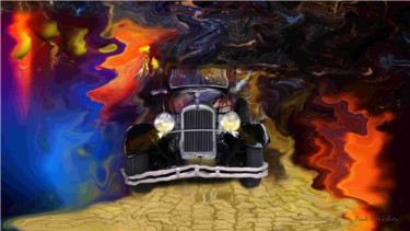 Digital Arts titled "Al Capone" by Paul Benichou, Original Artwork, Digital Painting