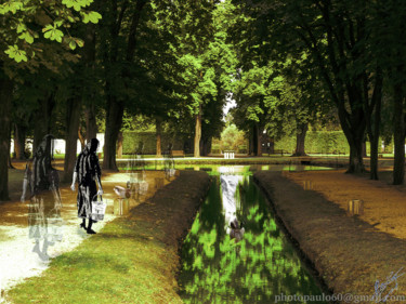 Arts numériques intitulée "au-bout-du-chemin" par Paul Benichou, Œuvre d'art originale, Photo montage