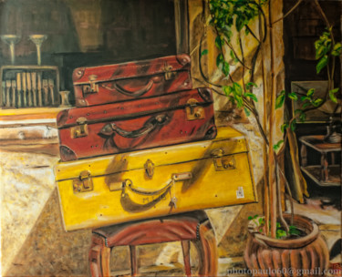 Painting titled "Le Voyage" by Paul Benichou, Original Artwork, Acrylic