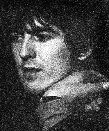 Fotografia intitolato "George Harrison" da Paul Berriff, Opera d'arte originale, fotografia a pellicola