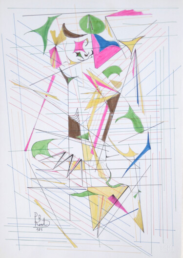 Peinture intitulée "Delusione (Nudo fem…" par Paul Bonnie Kent, Œuvre d'art originale, Huile
