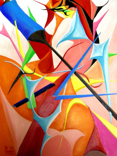Картина под названием "Nudo femminile in p…" - Paul Bonnie Kent, Подлинное произведение искусства, Масло