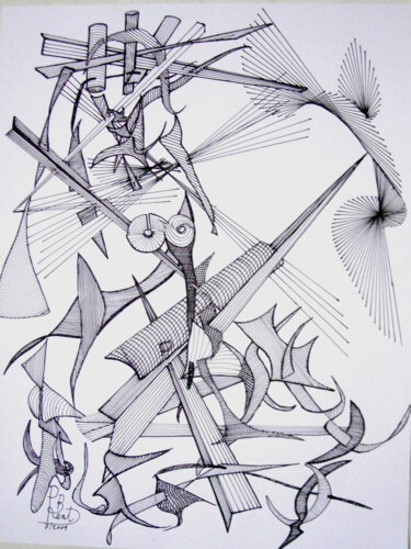 Drawing titled "Nudo femminile sedu…" by Paul Bonnie Kent, Original Artwork, Ink