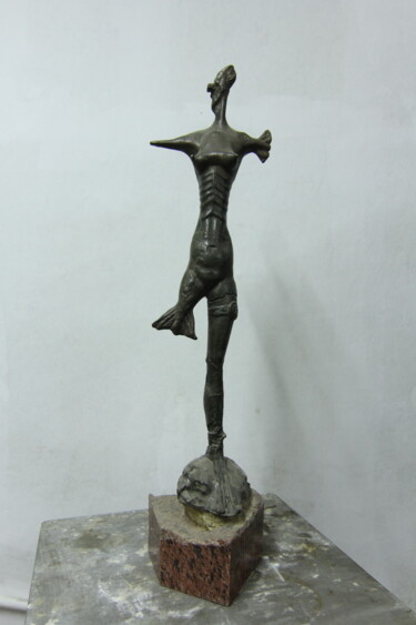 "Marmaid" başlıklı Heykel Paul Bretter tarafından, Orijinal sanat, Bronz