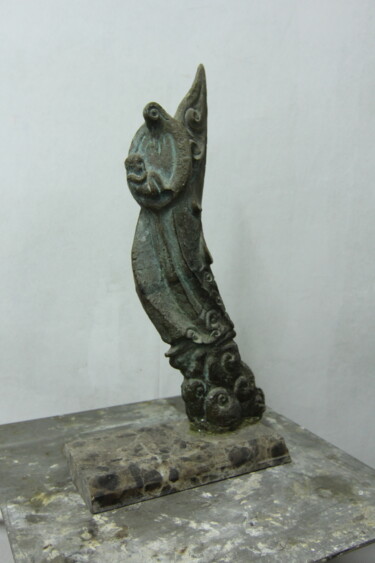 Скульптура под названием "Guardian angel" - Paul Bretter, Подлинное произведение искусства, Бронза