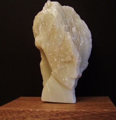 Sculpture intitulée "Âme pensante,  scul…" par Paul Bruyneel, Œuvre d'art originale, Pierre