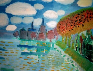 Peinture intitulée "Impressionisme 3" par Paul-Éric Langevin, Œuvre d'art originale, Huile