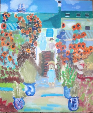 Malerei mit dem Titel "Impressionisme 8" von Paul-Éric Langevin, Original-Kunstwerk, Öl