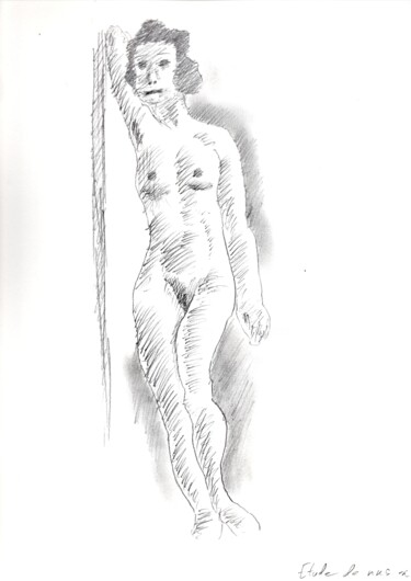 Drawing titled "Erotiques et divers…" by Paul-Éric Langevin, Original Artwork, Pencil