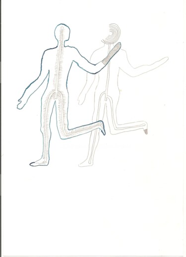 Σχέδιο με τίτλο "Max Ernst 1" από Paul-Éric Langevin, Αυθεντικά έργα τέχνης, Μολύβι