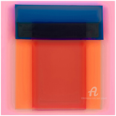 Sculpture intitulée "Colour Study 36" par Paul Gravett, Œuvre d'art originale, Métaux