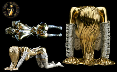 雕塑 标题为“Devote Lady Bondage…” 由Paul John Ballard, 原创艺术品, 青铜